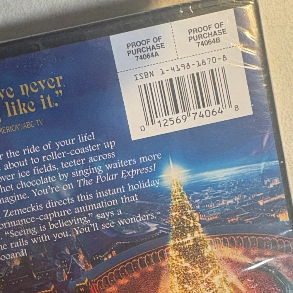 Unopened The Polar Express Widescreen Edition DVD